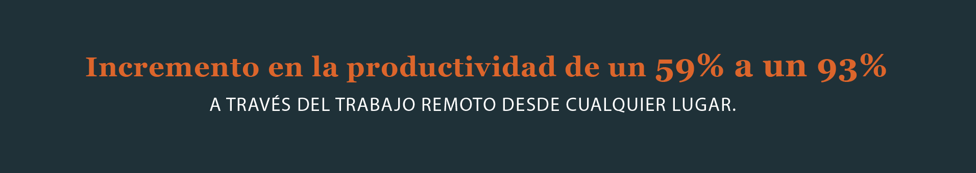 incremento de la productividad